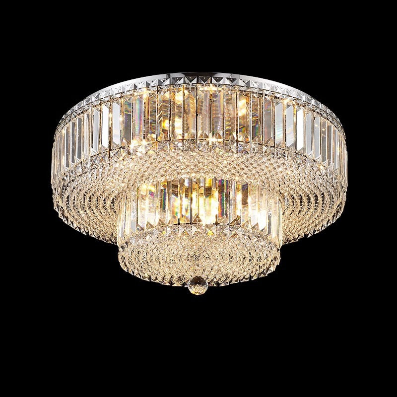 Gold Nordic Crystal Lampara Led Ceiling Chandelier 2